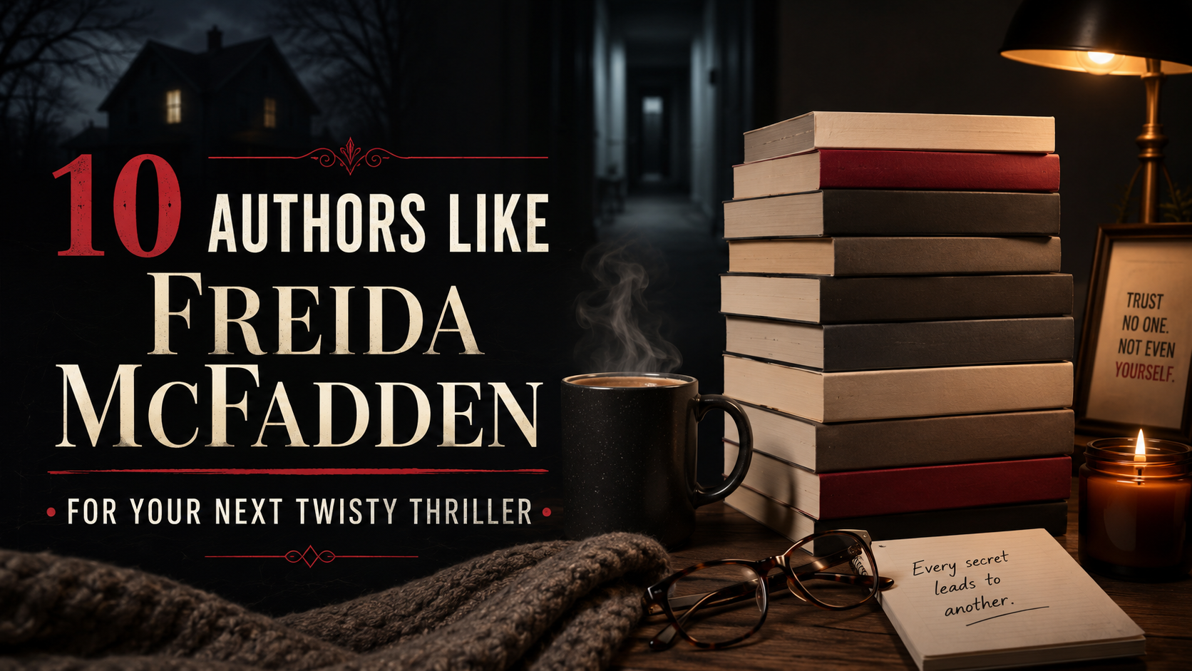 10 Authors Like Freida McFadden for Your Next Twisty Thriller