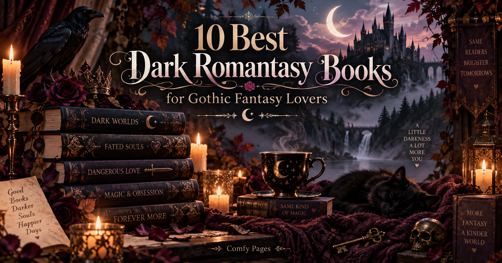 10 Best Dark Romantasy Books for Gothic Fantasy Lovers