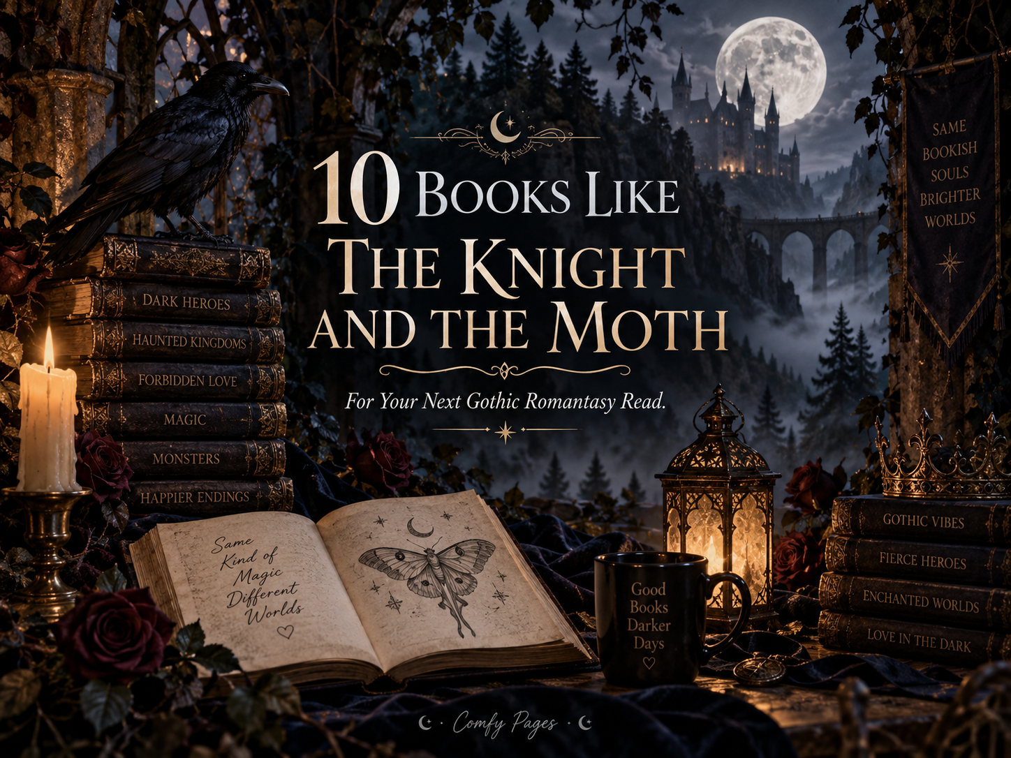 10 Books Like The Knight and the Moth for Your Next Gothic Romantasy Read