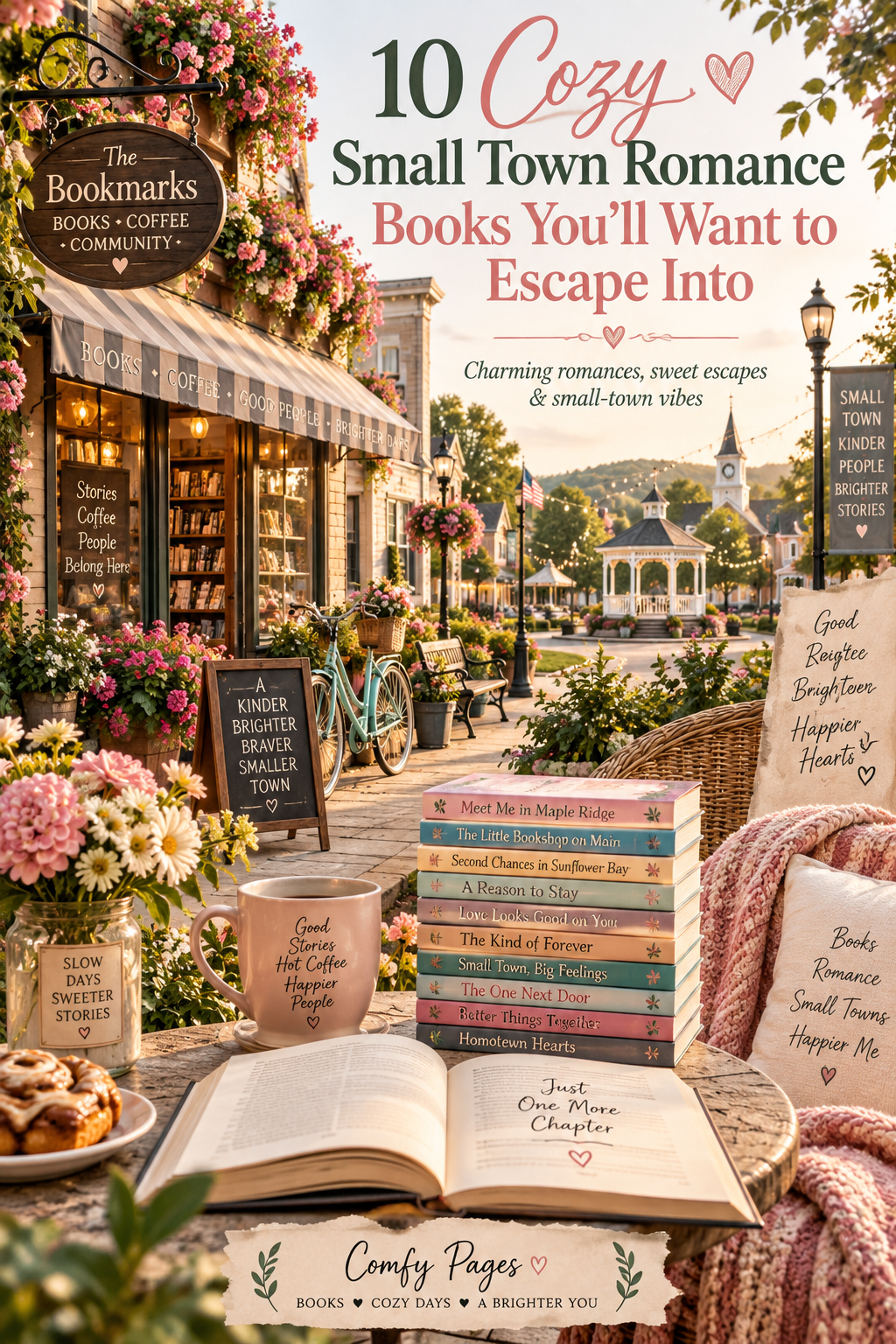 10 Cozy Small Town Romance Books to Escape Into