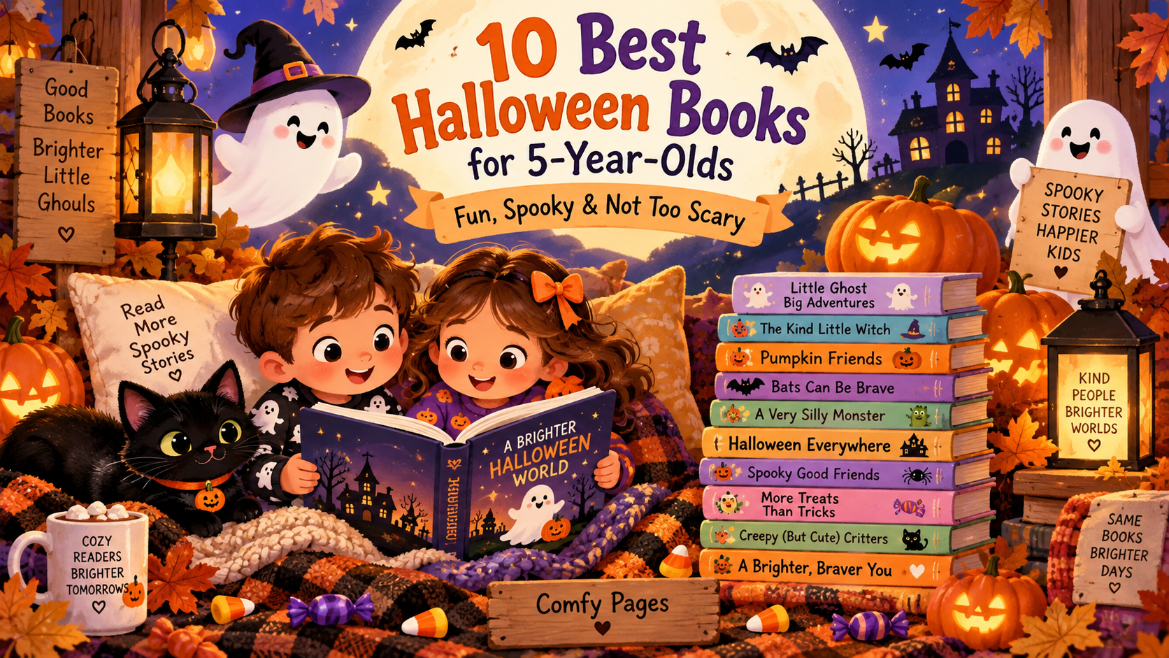 10 Best Halloween Books for 5-Year-Olds: Fun, Spooky & Not Too Scary