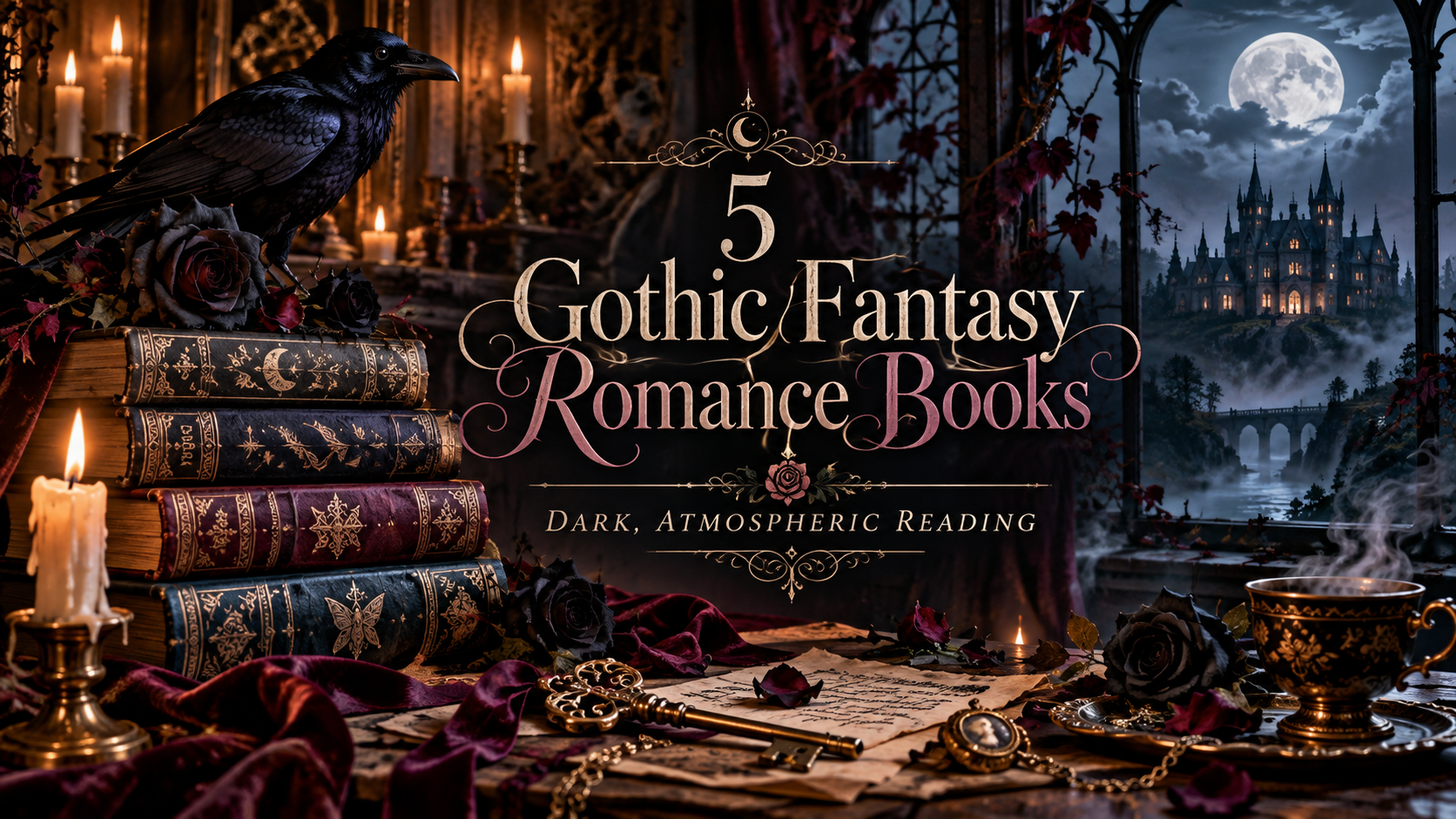 5 Gothic Fantasy Romance Books for Dark, Atmospheric Reading
