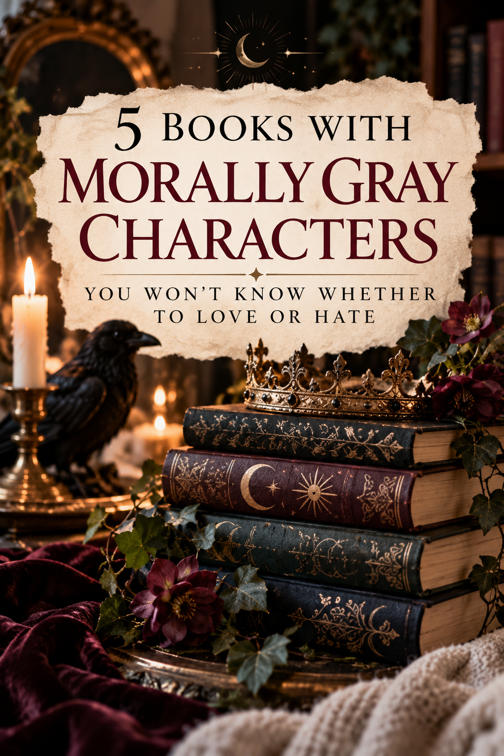 5 Books With Morally Gray Characters You Won’t Know Whether to Love or Hate